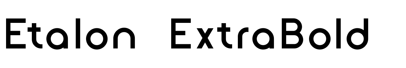 Etalon ExtraBold